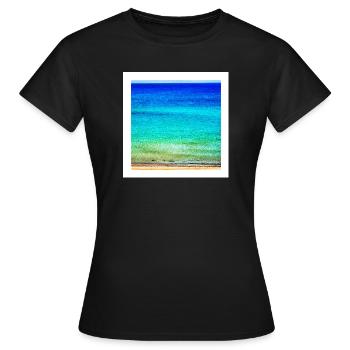 Sea - Women's T-Shirt - black - Front - AI Model Female 172 dark (172cm)
