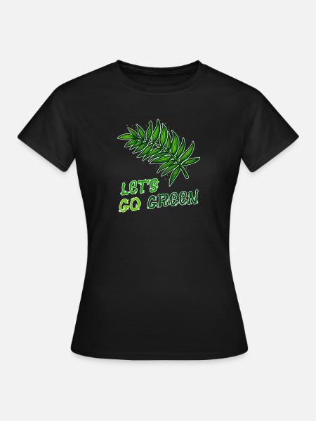 Umweltschützer Mutter Erde Natur Statement Umwelt - Frauen T-Shirt - Schwarz