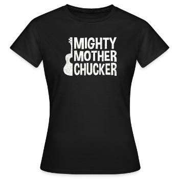 Puissante mère Chucker - T-shirt Femme - noir - Devant - AI Model Female 172 dark (172cm)