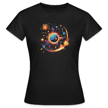 Big Bang - T-shirt Femme - noir - Devant - AI Model Female 172 dark (172cm)