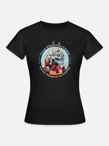 Traktorflüsterer in der Ausbildung - Frauen T-Shirt - Schwarz
