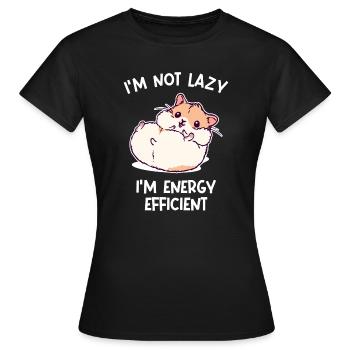Hamster Kuscheltier Haustiere Heimtier Statement - Frauen T-Shirt - Schwarz - Vorne - AI Model Female 172 dark (172cm)