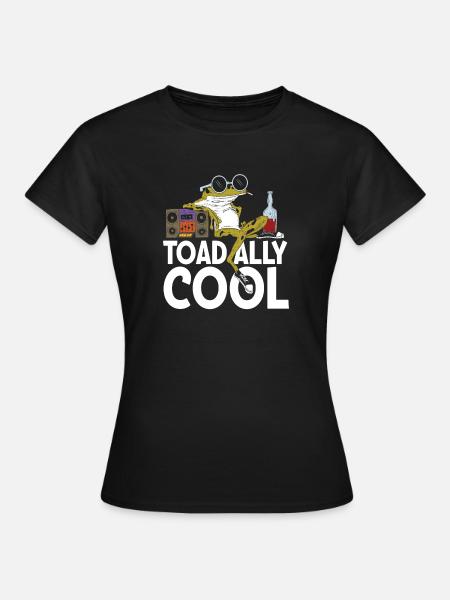 Toad ally cool - Frauen T-Shirt - Schwarz