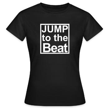 Jump to the Beat - Women's T-Shirt - black - Front - AI Model Female 172 dark (172cm)