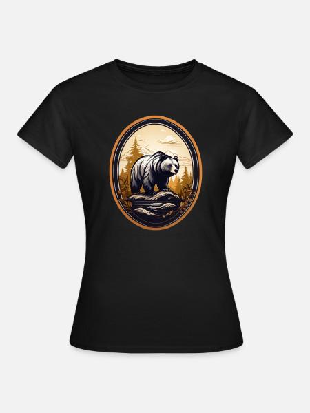 Brown bear - Women's T-Shirt - black