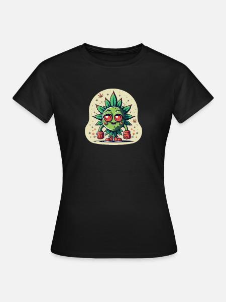 Brokkoli Boy - Frauen T-Shirt - Schwarz