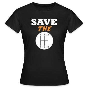Speichern Sie die Handbücher - Frauen T-Shirt - Schwarz - Vorne - AI Model Female 172 dark (172cm)