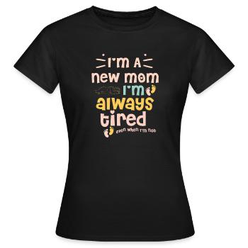 Mama - Frauen T-Shirt - Schwarz - Vorne - AI Model Female 172 dark (172cm)