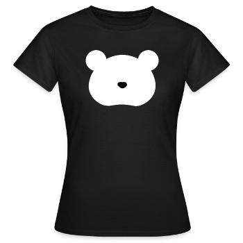 Polar Bear - Frauen T-Shirt - Schwarz - Vorne - AI Model Female 172 dark (172cm)