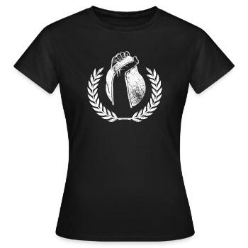 Girevoy - Frauen T-Shirt - Schwarz - Vorne - AI Model Female 172 dark (172cm)