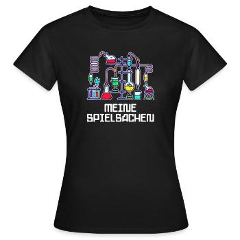 Job Wissenschafter Karriere Statement Vorgesetzter - Frauen T-Shirt - Schwarz - Vorne - AI Model Female 172 dark (172cm)