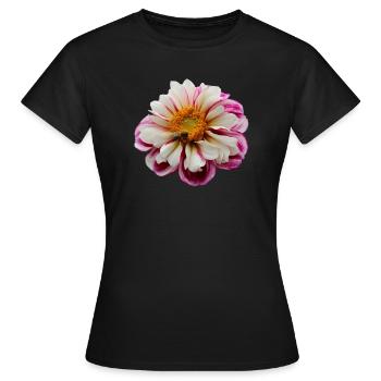 Flower Pink Pink Flower Flowers Pink Pink Flowers - Women's T-Shirt - black - Front - AI Model Female 172 dark (172cm)