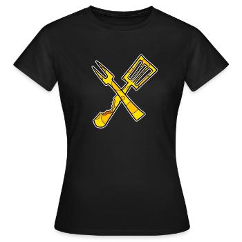 Koch Kochen Restaurant - Frauen T-Shirt - Schwarz - Vorne - AI Model Female 172 dark (172cm)