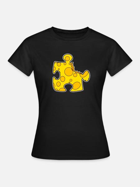 Puzzle - Frauen T-Shirt - Schwarz