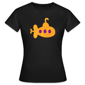 Submarine, Children, Nursery, Underwater, Sea, Ocean - Women's T-Shirt - black - Front - AI Model Female 172 dark (172cm)