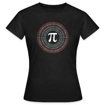 Pi Day - Bonne journée Pi - T-shirt Femme - noir - Devant - AI Model Female 172 dark (172cm)