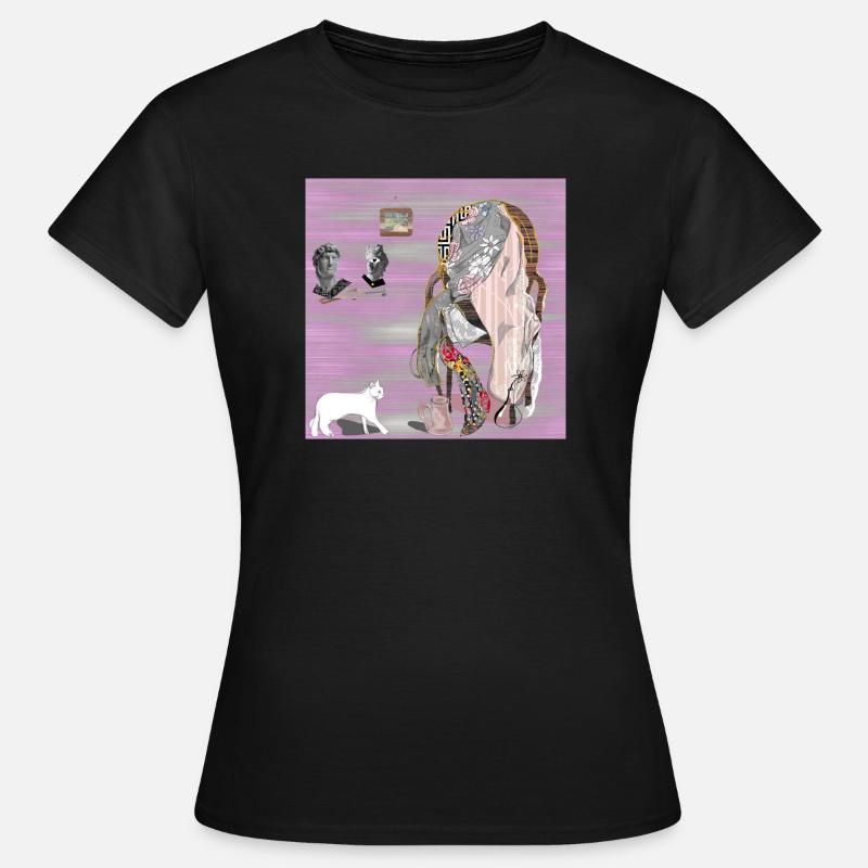 Chaise de Reflections Glitched - T-shirt Femme - noir