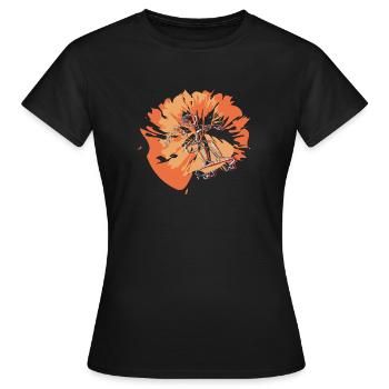 Dein Skater-Style auf der Halfpipe - Frauen T-Shirt - Schwarz - Vorne - AI Model Female 172 dark (172cm)