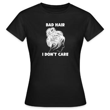 Haltung Ist Mir Egal Gleichgültig Statement - Frauen T-Shirt - Schwarz - Vorne - AI Model Female 172 dark (172cm)