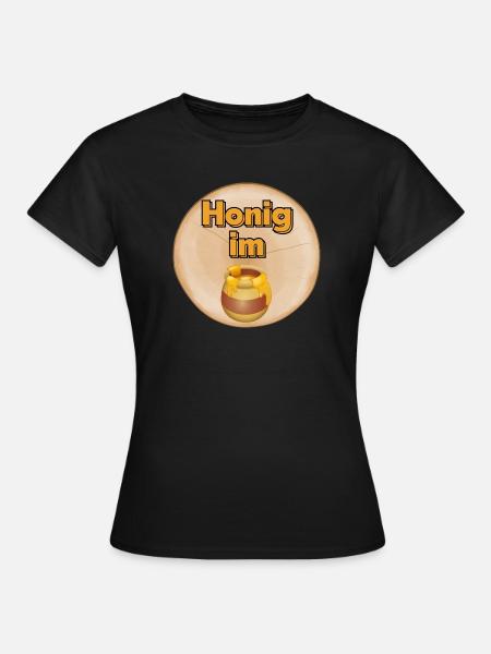 Honig im Topf - Frauen T-Shirt - Schwarz