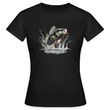 Barsch - Frauen T-Shirt - Schwarz - Vorne - AI Model Female 172 dark (172cm)