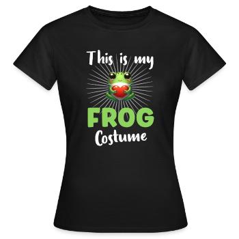 Frog Frogs - Women's T-Shirt - black - Front - AI Model Female 172 dark (172cm)