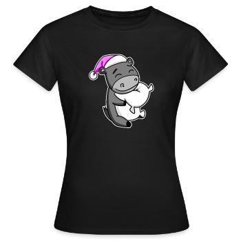 Ass Tired Sleeping Sleeping Girl - Women's T-Shirt - black - Front - AI Model Female 172 dark (172cm)
