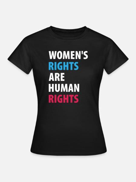 Women's Right Are Human Rights - Women's T-Shirt - black