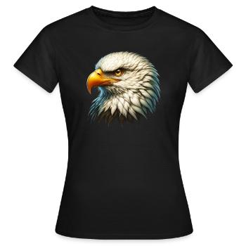 Eagle - Women's T-Shirt - black - Front - AI Model Female 172 dark (172cm)