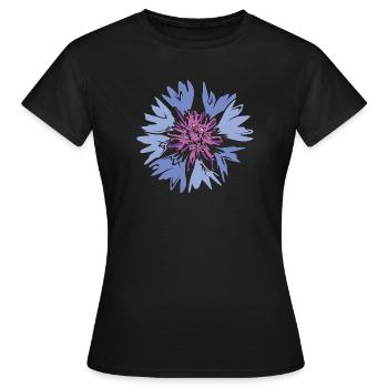 Meadow Flower Wildflowers Nature Meadow Flower Bed - Women's T-Shirt - black - Front - AI Model Female 172 dark (172cm)