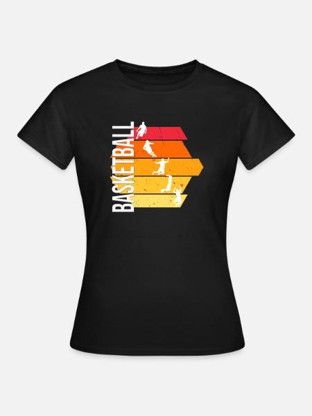 Basketball - Frauen T-Shirt - Schwarz