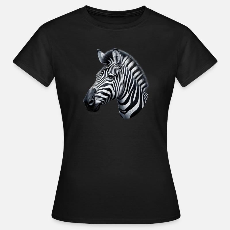 Zebra - Frauen T-Shirt - Schwarz