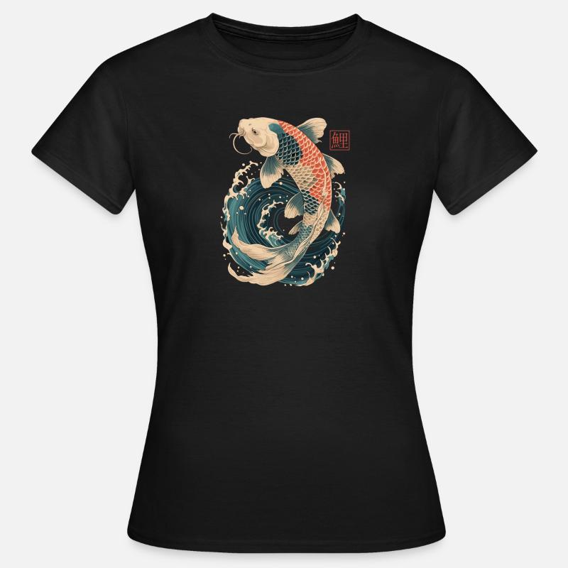 Koi Carp - Women's T-Shirt - black