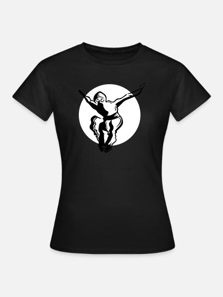 Ninja - whiteblack - Frauen T-Shirt - Schwarz