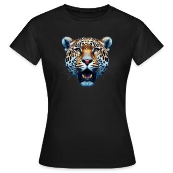 Leopard - Women's T-Shirt - black - Front - AI Model Female 172 dark (172cm)