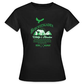Berchtesgaden - Wildlife - Frauen T-Shirt - Schwarz - Vorne - AI Model Female 172 dark (172cm)