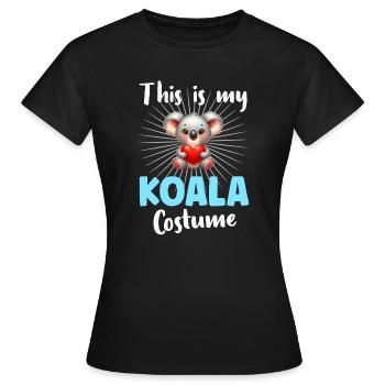 Koala Koala Bear - Women's T-Shirt - black - Front - AI Model Female 172 dark (172cm)