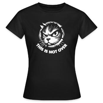 Not Over 1 - Women's T-Shirt - black - Front - AI Model Female 172 dark (172cm)
