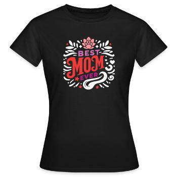 Beste Mutter aller Zeiten - Frauen T-Shirt - Schwarz - Vorne - AI Model Female 172 dark (172cm)