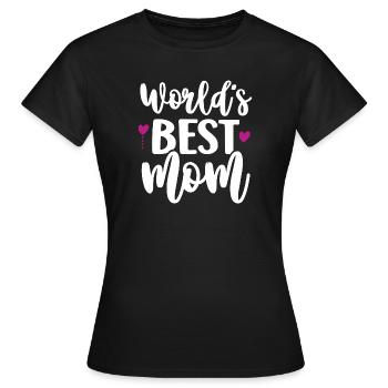 La meilleure maman du monde - T-shirt Femme - noir - Devant - AI Model Female 172 dark (172cm)
