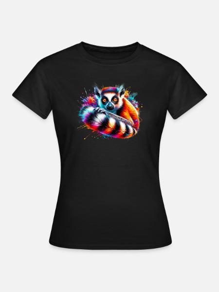 Lémurien - T-shirt Femme - noir