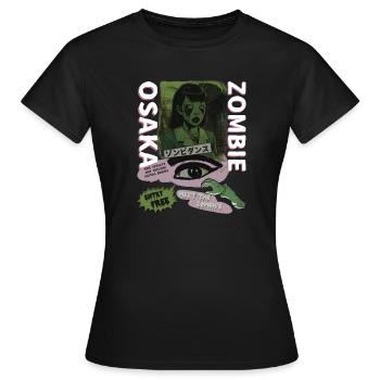 Osaka Zombie Girl - T-shirt Femme - noir - Devant - AI Model Female 172 dark (172cm)