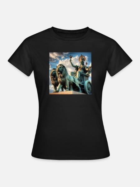 Göttin Kybele - Frauen T-Shirt - Schwarz