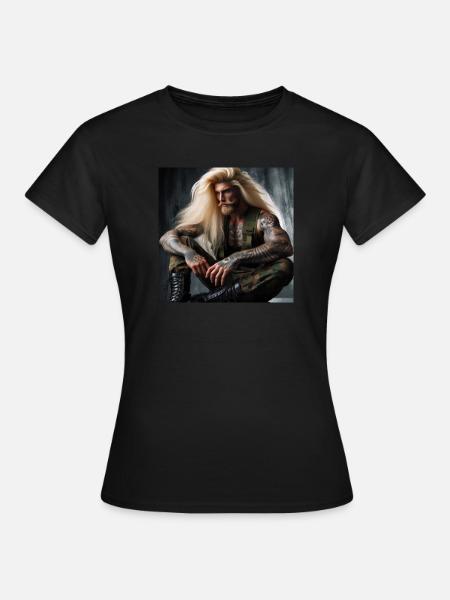 Militärisch schwer - Frauen T-Shirt - Schwarz