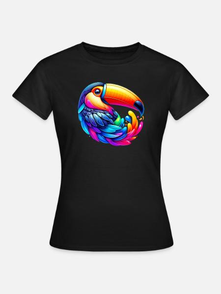 Tukan - Frauen T-Shirt - Schwarz