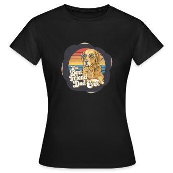 Dog Size of Daddy - Women's T-Shirt - black - Front - AI Model Female 172 dark (172cm)