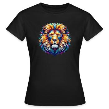 Lion - Women's T-Shirt - black - Front - AI Model Female 172 dark (172cm)