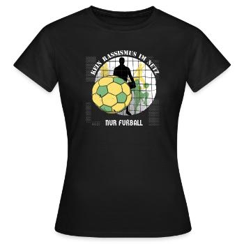 Kein Rassismus im Netz - Frauen T-Shirt - Schwarz - Vorne - AI Model Female 172 dark (172cm)