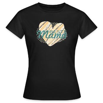 MeilleureMaman - T-shirt Femme - noir - Devant - AI Model Female 172 dark (172cm)