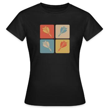 Dart Design - Frauen T-Shirt - Schwarz - Vorne - AI Model Female 172 dark (172cm)